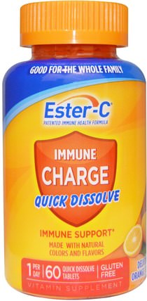 Immune Charge, Quick Dissolve, Delicious Orange Flavor, 60 Tablets by Natures Bounty, 健康，感冒和病毒，免疫系統 HK 香港