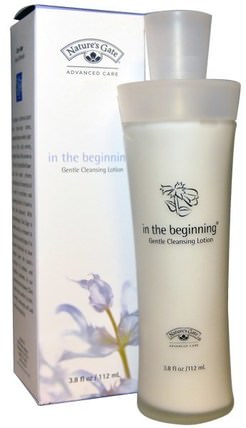 Advanced Care, Gentle Cleansing Lotion, Clary Sage, 3.8 fl oz (112 ml) by Natures Gate, 美容，面部護理，洗面奶 HK 香港