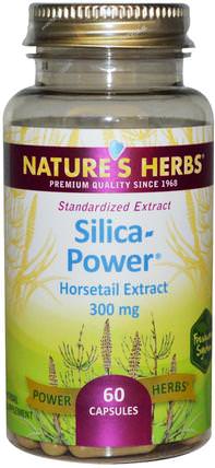 Silica-Power, 300 mg, 60 Capsules by Natures Herbs, 草藥，馬尾 HK 香港