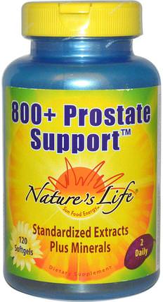 800+ Prostate Support, 120 Softgels by Natures Life, 健康，男人，前列腺 HK 香港