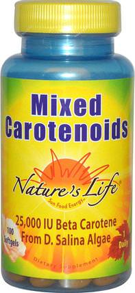 Mixed Carotenoids, 100 Softgels by Natures Life, 補充劑，類胡蘿蔔素 HK 香港