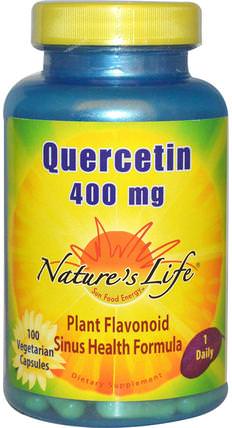 Quercetin, 400 mg, 100 Veggie Caps by Natures Life, 補充劑，槲皮素 HK 香港