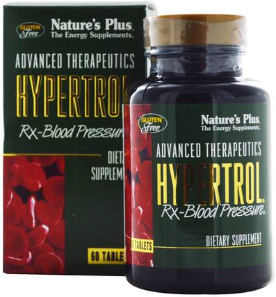 Advanced Therapeutics, Hypertrol RX Blood Pressure, 60 Tablets by Natures Plus, 健康，血壓 HK 香港