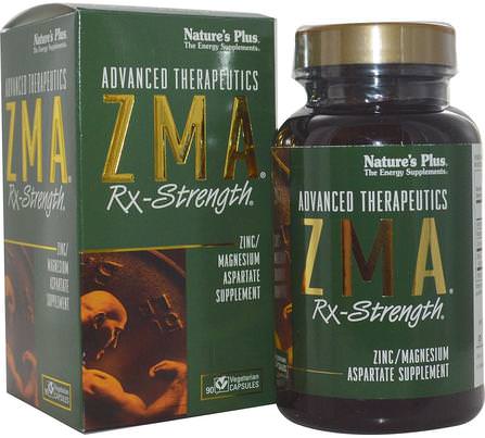 Advanced Therapeutics, ZMA Rx-Strength, 90 Veggie Caps by Natures Plus, 運動，zma，男人 HK 香港