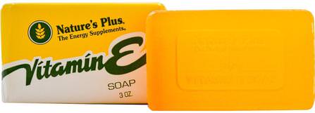 Vitamin E Soap, 3 oz by Natures Plus, 洗澡，美容，肥皂 HK 香港