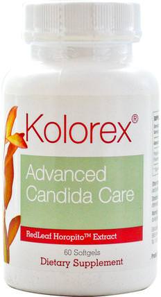Kolorex, Advanced Candida Care, 60 Softgels by Natures Sources, 健康，念珠菌 HK 香港
