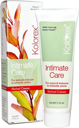 Kolorex, Intimate Care, Herbal Cream, 1.76 oz (50 g) by Natures Sources, 洗澡，美容，個人衛生 HK 香港