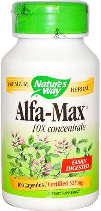 Alfa-Max, 10X Concentrate, 100 Capsules by Natures Way, 補品，草藥 HK 香港