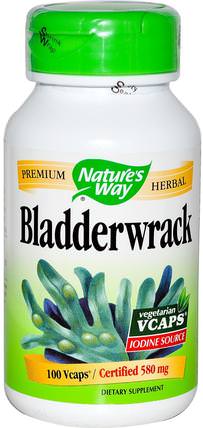 Bladderwrack, 580 mg, 100 Veggie Caps by Natures Way, 補品，礦物質 HK 香港