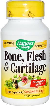 Bone, Flesh & Cartilage, 440 mg, 100 Capsules by Natures Way, 補品，草藥 HK 香港