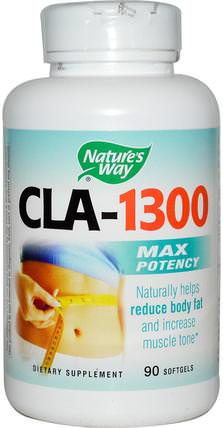 CLA-1300, Max Potency, 90 Softgels by Natures Way, 減肥，飲食，cla（共軛亞油酸），cla HK 香港