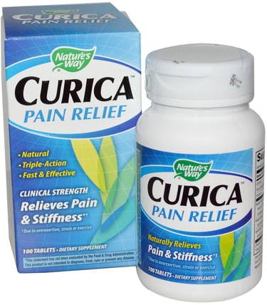 Curica, Pain Relief, 100 Tablets by Natures Way, 補充劑，抗氧化劑 HK 香港