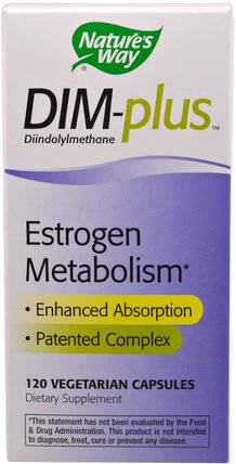 DIM-plus, Estrogen Metabolism, 120 Veggie Caps by Natures Way, 健康，女性 HK 香港