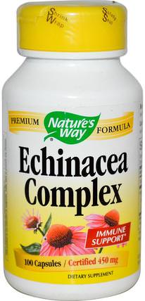 Echinacea Complex, 450 mg, 100 Capsules by Natures Way, 補充劑，抗生素 HK 香港