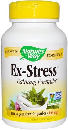 Ex-Stress, 445 mg, 100 Veggie Caps by Natures Way, 補品，健康 HK 香港