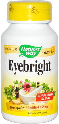 Eyebright, 458 mg, 100 Capsules by Natures Way, 補品，草藥 HK 香港
