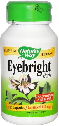 Eyebright Herb, 430 mg, 100 Capsules by Natures Way, 補品，草藥 HK 香港