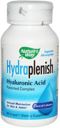 Hydraplenish Hyaluronic Acid, 60 Veggie Caps by Natures Way, 補品，美容，抗衰老 HK 香港