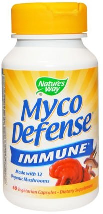 Myco Defense, Immune, 60 Veggie Caps by Natures Way, 補品，健康 HK 香港