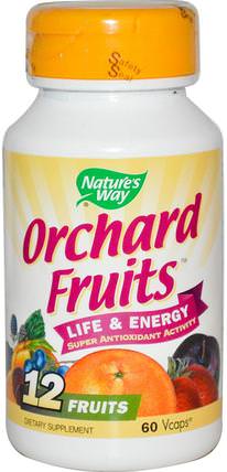 Orchard Fruits, 12 Fruits, 60 Veggie Caps by Natures Way, 補品，超級水果 HK 香港
