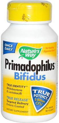 Primadophilus, Bifidus, For Adults, 90 Veggie Caps by Natures Way, 補充劑，益生菌，穩定的益生菌 HK 香港