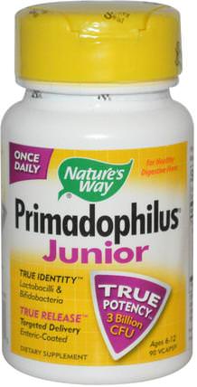 Primadophilus, Junior, 90 Veggie Caps by Natures Way, 補充劑，益生菌，兒童益生菌 HK 香港