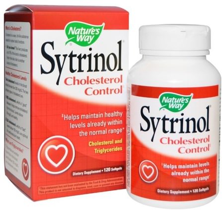 Sytrinol, Cholesterol Control, 120 Softgels by Natures Way, 健康，膽固醇支持，sytrinol HK 香港