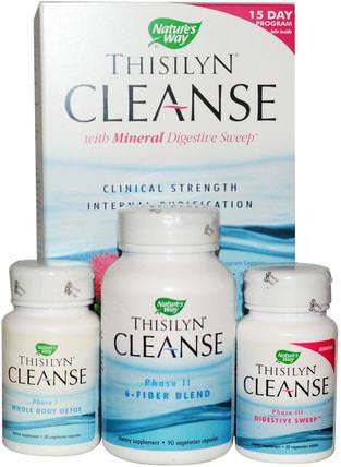 Thisilyn Cleanse with Mineral Digestive Sweep, 15 Day Program by Natures Way, 補充劑，纖維，消化酶 HK 香港