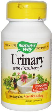 Urinary with Cranberry, 420 mg, 100 Capsules by Natures Way, 草藥，蔓越莓 HK 香港
