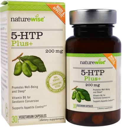 5-HTP Plus, 30 Veggie Capsules by NatureWise, 補充劑，5-htp，5-htp 200 mg HK 香港