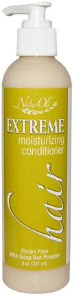 Hair, Extreme Moisturizing Conditioner, Gluten Free with Soap Nut Powder, 8 oz (237 ml) by NaturOli, 洗澡，美容，頭髮，頭皮，洗髮水，護髮素，護髮素 HK 香港