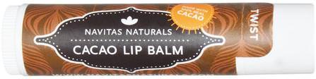 Organic Cacao Lip Balm.15 oz (4.25 g) by Navitas Organics, 洗澡，美容，唇部護理，唇膏 HK 香港