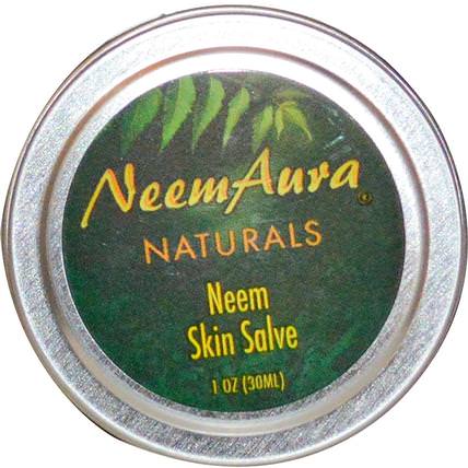 Neem Skin Salve, 1 oz (30 ml) by Neemaura Naturals Inc, 草藥，草藥 HK 香港