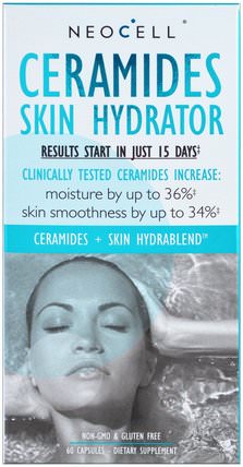 Ceramides Skin Hydrator, 60 Capsules by Neocell, 補品，健康，女性 HK 香港