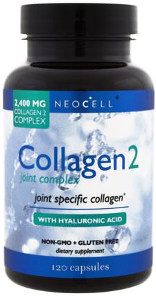 Collagen 2 Joint Complex, 2.400 mg, 120 Capsules by Neocell, 健康，骨骼，骨質疏鬆症，膠原蛋白 HK 香港