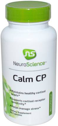 Calm CP, 60 Capsules by NeuroScience, 健康，抗壓力 HK 香港