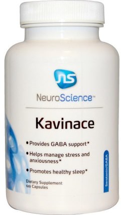 Kavinace, 120 Capsules by NeuroScience, 補充，睡覺 HK 香港