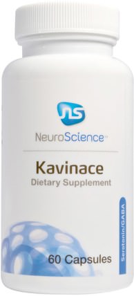 Kavinace, 60 Capsules by NeuroScience, 補充，睡覺 HK 香港