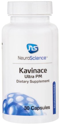 Kavinace Ultra PM, 30 Capsules by NeuroScience, 補充劑，褪黑素3毫克，睡覺 HK 香港