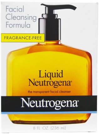 Liquid Neutrogena, Facial Cleansing Formula, 8 fl oz (236 ml) by Neutrogena, 美容，面部護理，洗面奶 HK 香港