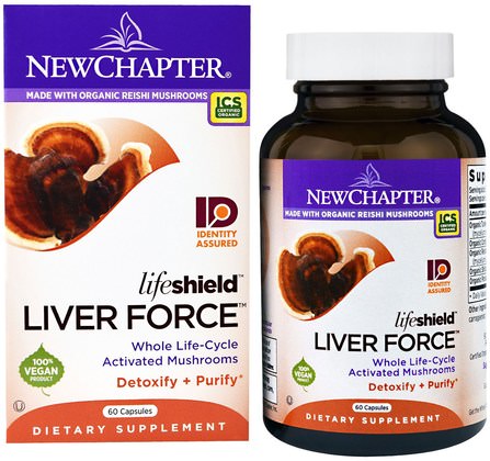 Lifeshield Liver Force, 60 Capsules by New Chapter, 健康，肝臟支持 HK 香港