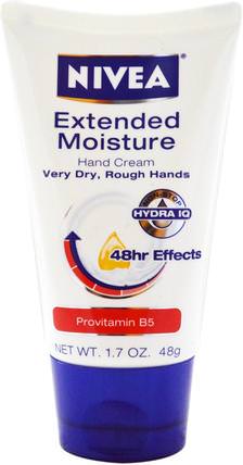 Extended Moisture, Hand Cream, Provitamin B5, 1.7 oz (48 g) by Nivea, 洗澡，美容，護手霜 HK 香港