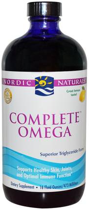 Complete Omega, Lemon Taste, 16 fl oz (473 ml) by Nordic Naturals, 健康 HK 香港