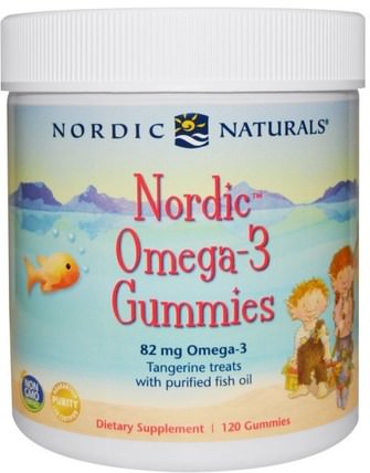 Nordic Omega-3 Gummies, Tangerine Treats, 120 Gummies by Nordic Naturals, 健康 HK 香港