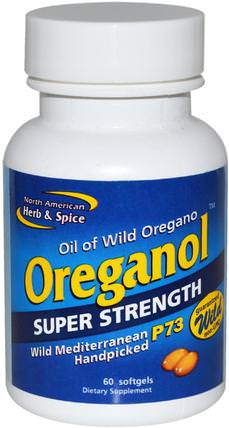 Oreganol, Super Strength, 60 Softgels by North American Herb & Spice Co., 補充劑，牛至油 HK 香港