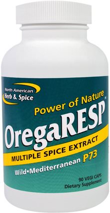 OregaResp, Multiple Spice Extract, 90 Veggie Caps by North American Herb & Spice Co., 補充劑，牛至油 HK 香港