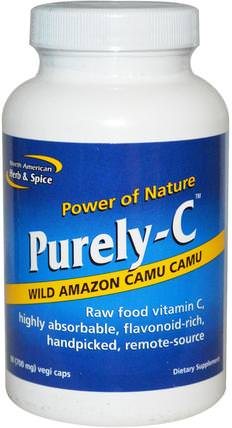 Purely-C, 700 mg, 90 Veggie Caps by North American Herb & Spice Co., 健康 HK 香港
