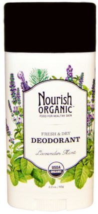 Lavender Mint, 2.2 oz (62 g) by Nourish Organic Fresh & Dry Deodorant, 洗澡，美容，除臭劑 HK 香港