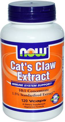 Cats Claw Extract, 120 Veg Capsules by Now Foods, 健康，關節炎，貓爪（ua de gato） HK 香港