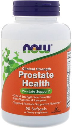 Clinical Strength Prostate Health, 90 Softgels by Now Foods, 健康，男人，前列腺 HK 香港